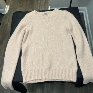 Forever 21 Cream Crew Neck Sweater with Knitted Texture